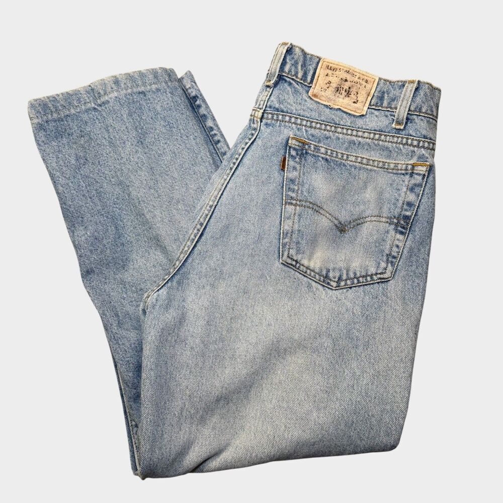 Vtg Levi’s Signature 540 Jeans Mens 36x30 Relaxed Fit Light Wash Denim 90s